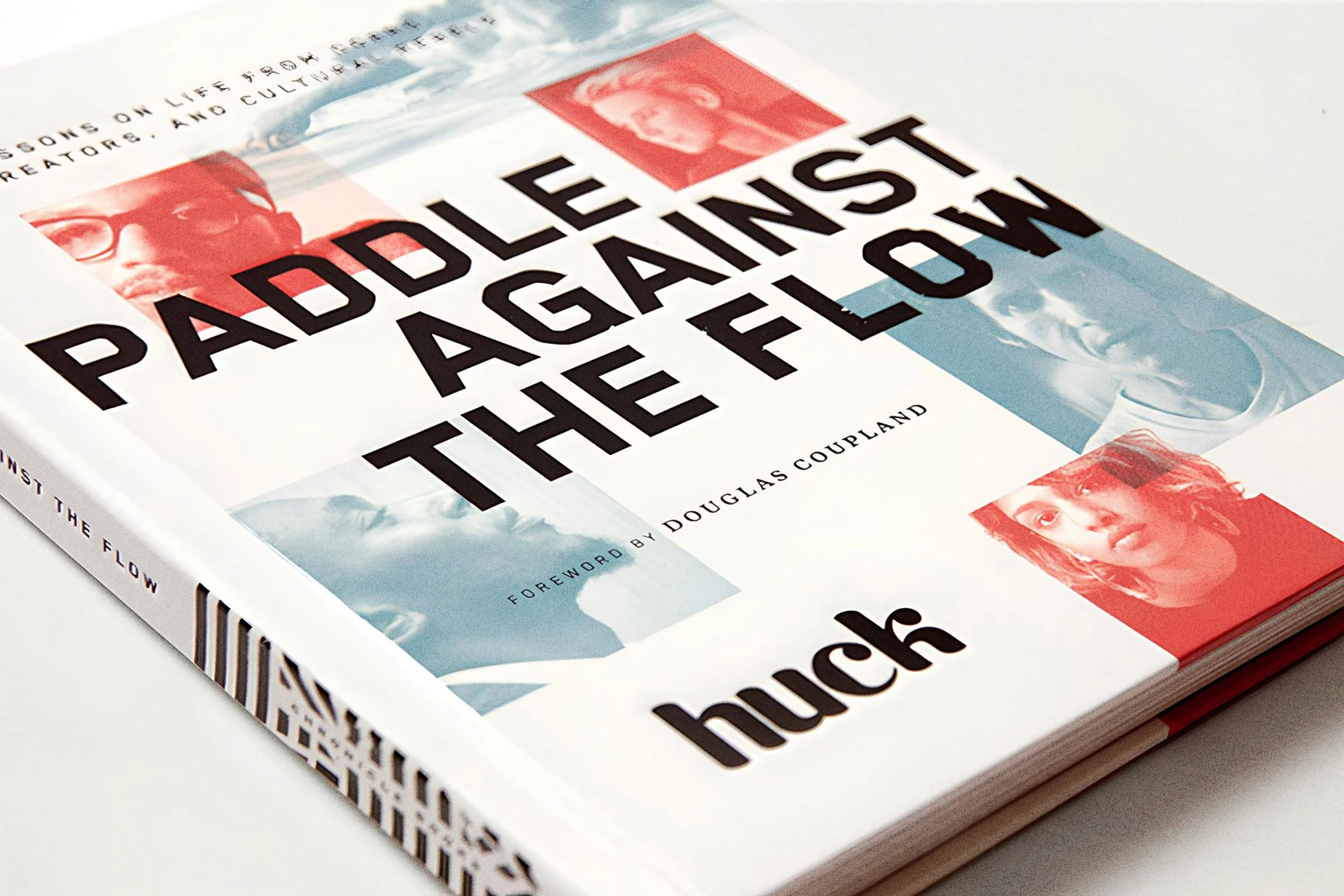 Cover design for Huck' Paddle Against the Flow book.