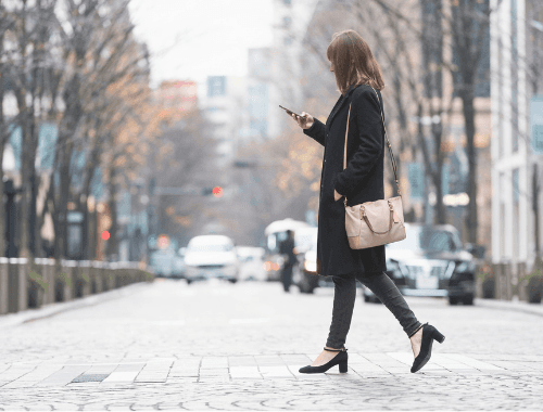 Employees sorting donations