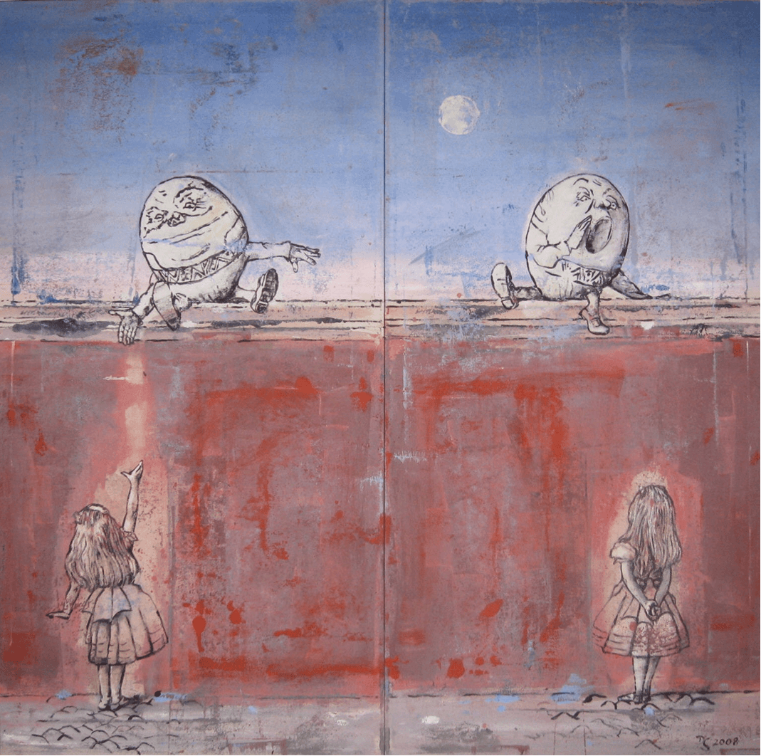 Diptych - Humpty Dumpty