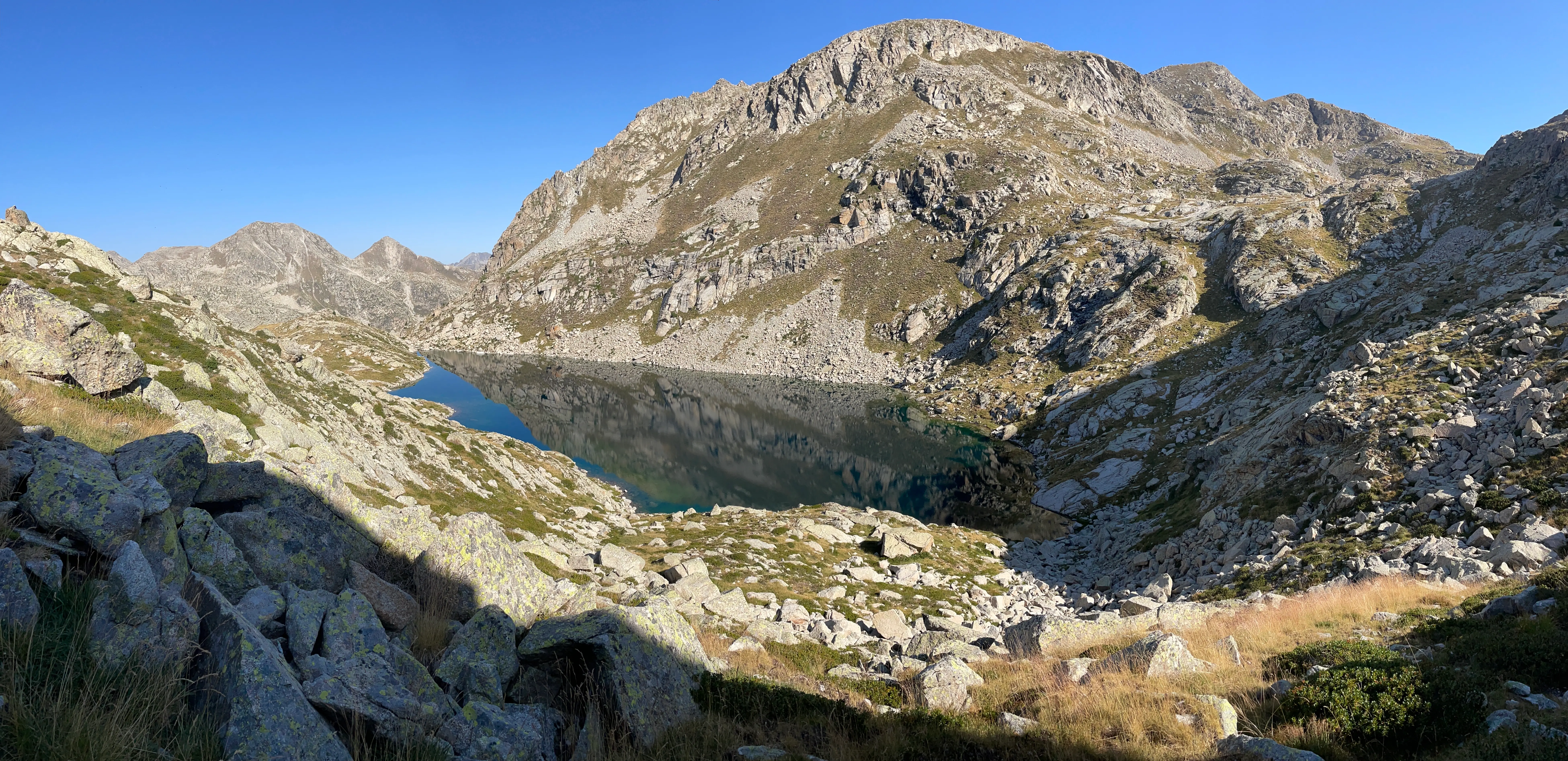 mountain landscape with autumn foliage