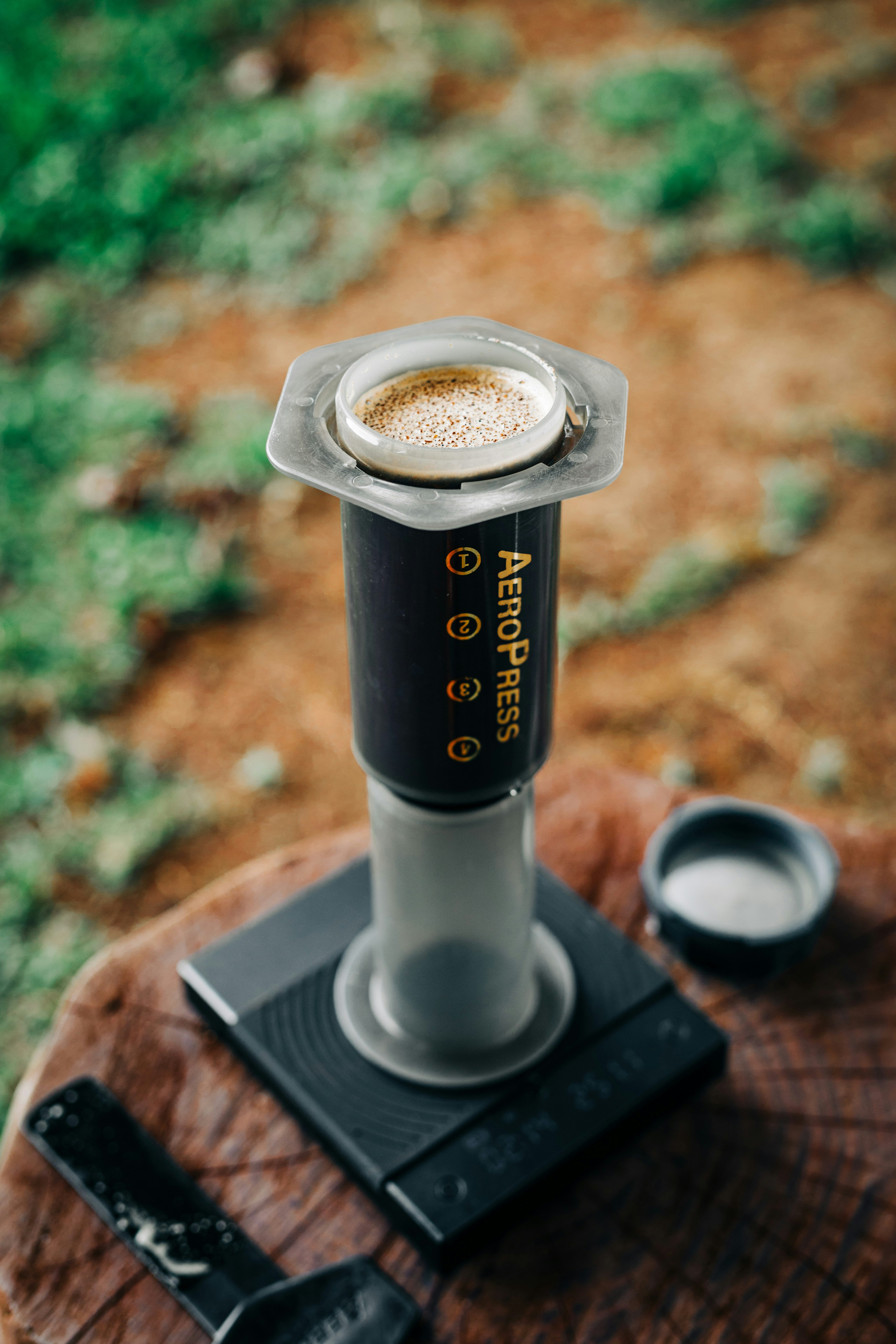 Aeropress GO in nature