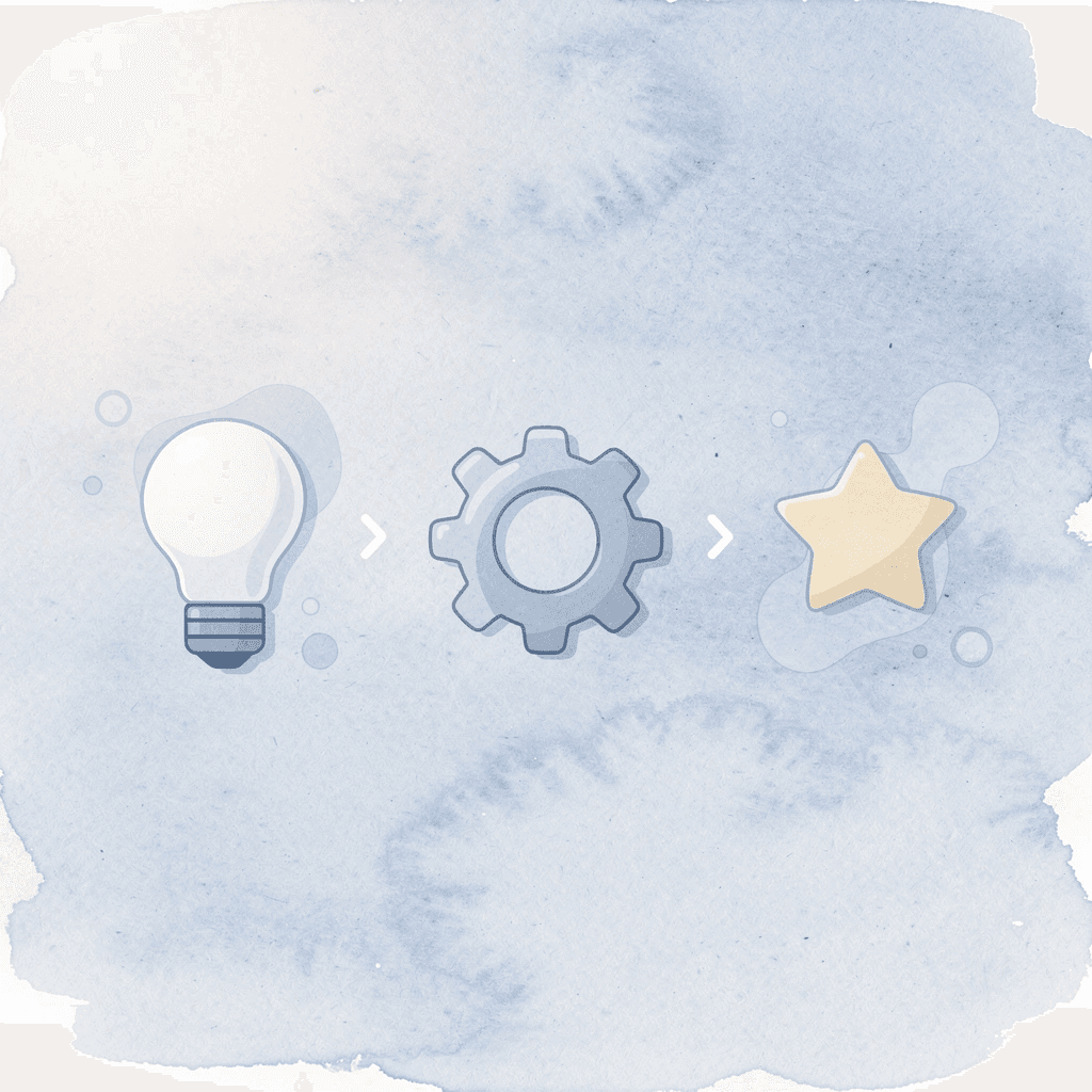 Three icons showing filter, extract, and retrieve workflow phases - How to Read Books Faster