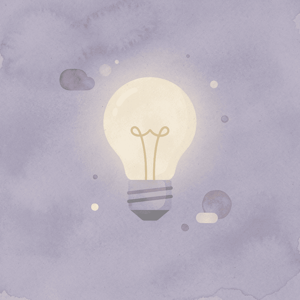 Lightbulb icon representing clarity and insight