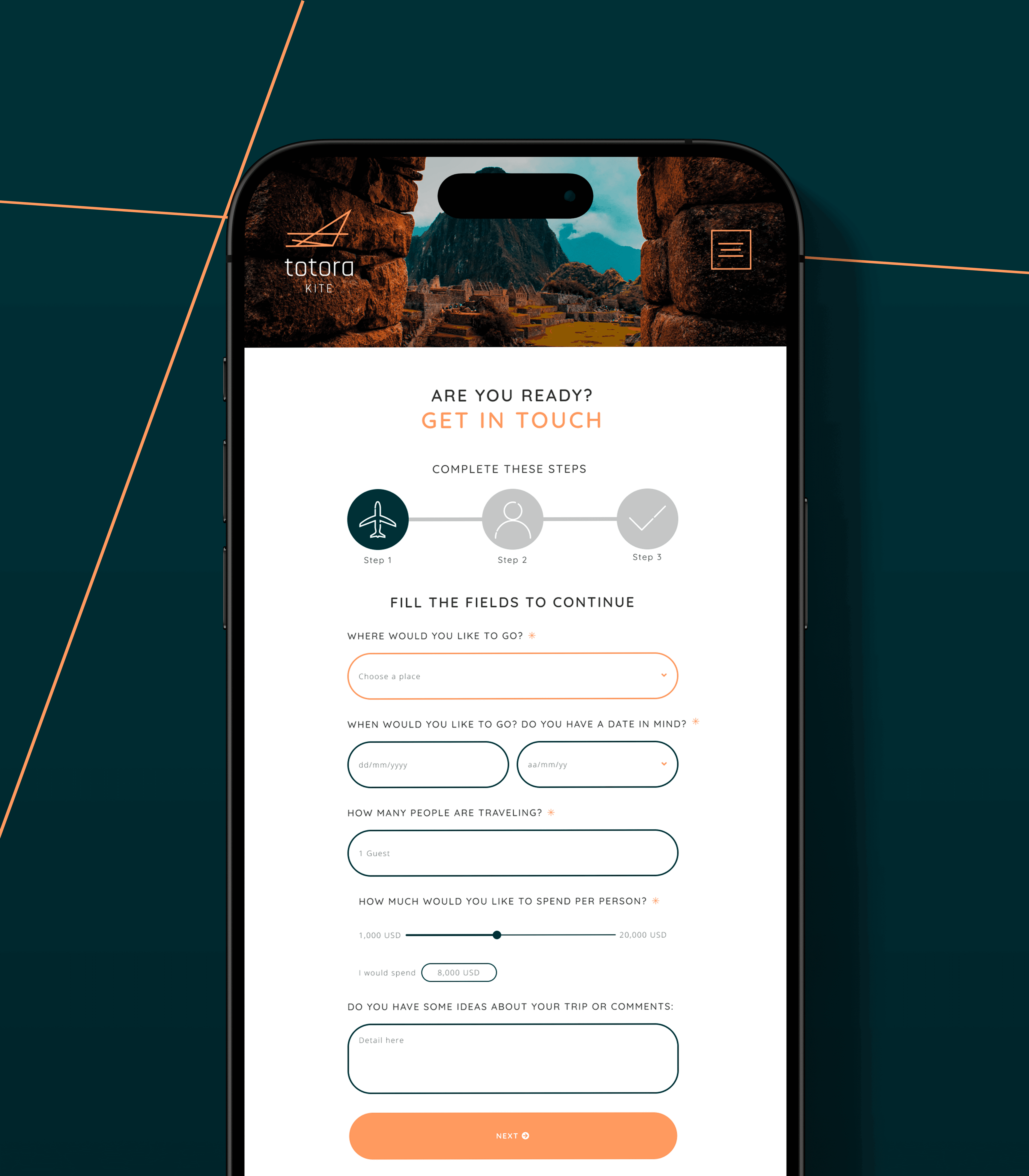 Project showcase laptop mockup