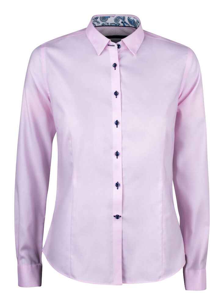 Werkjas dames voor de scholen en onderwijs bij Vanatex — J.Harvest &amp; Frost Hemd Purple Bow 145 Woman