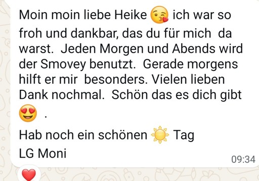 Screenshot von einer Kundenbewertung