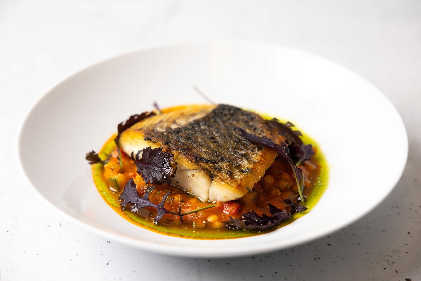 Panseared Barramundi Main
