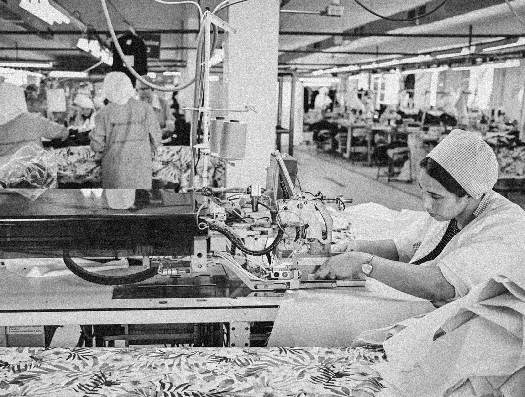 Detail shot: precision stitching on laptop sleeve