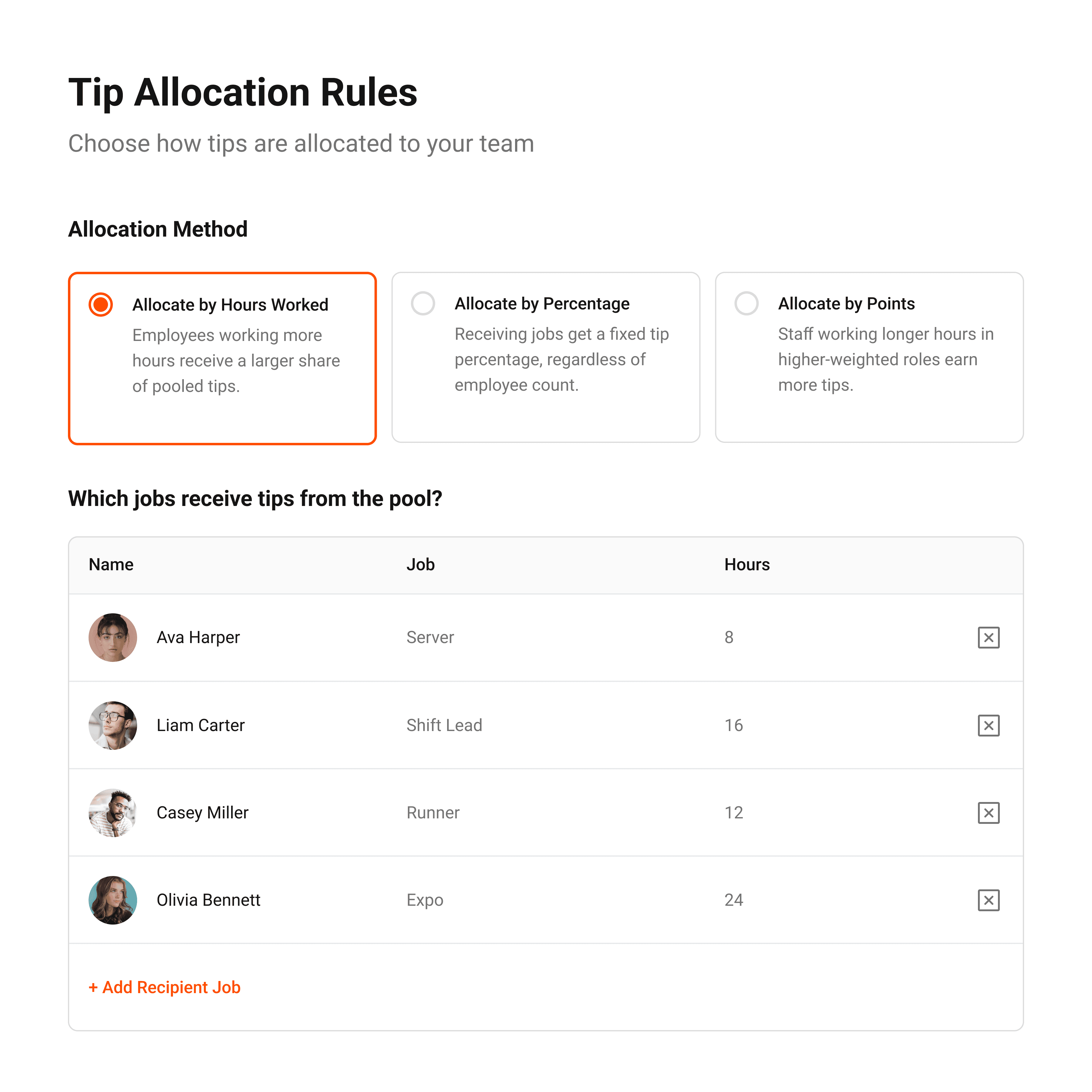 Two cafe owners proudly stand together.