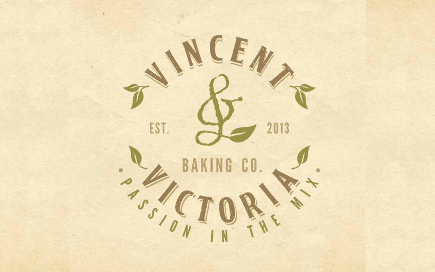 Vincent victoria brand logo with tagline