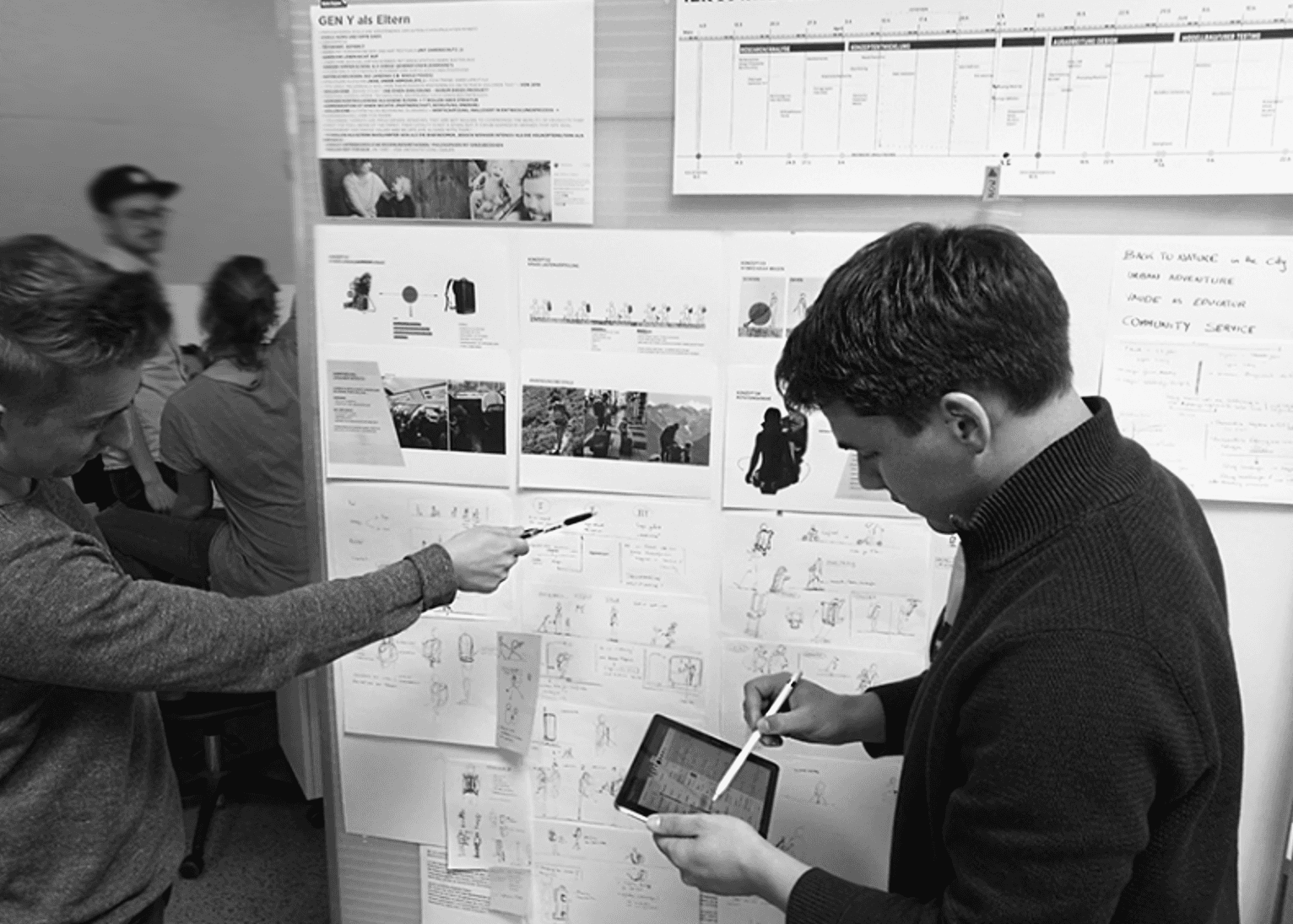 Woman with color palette