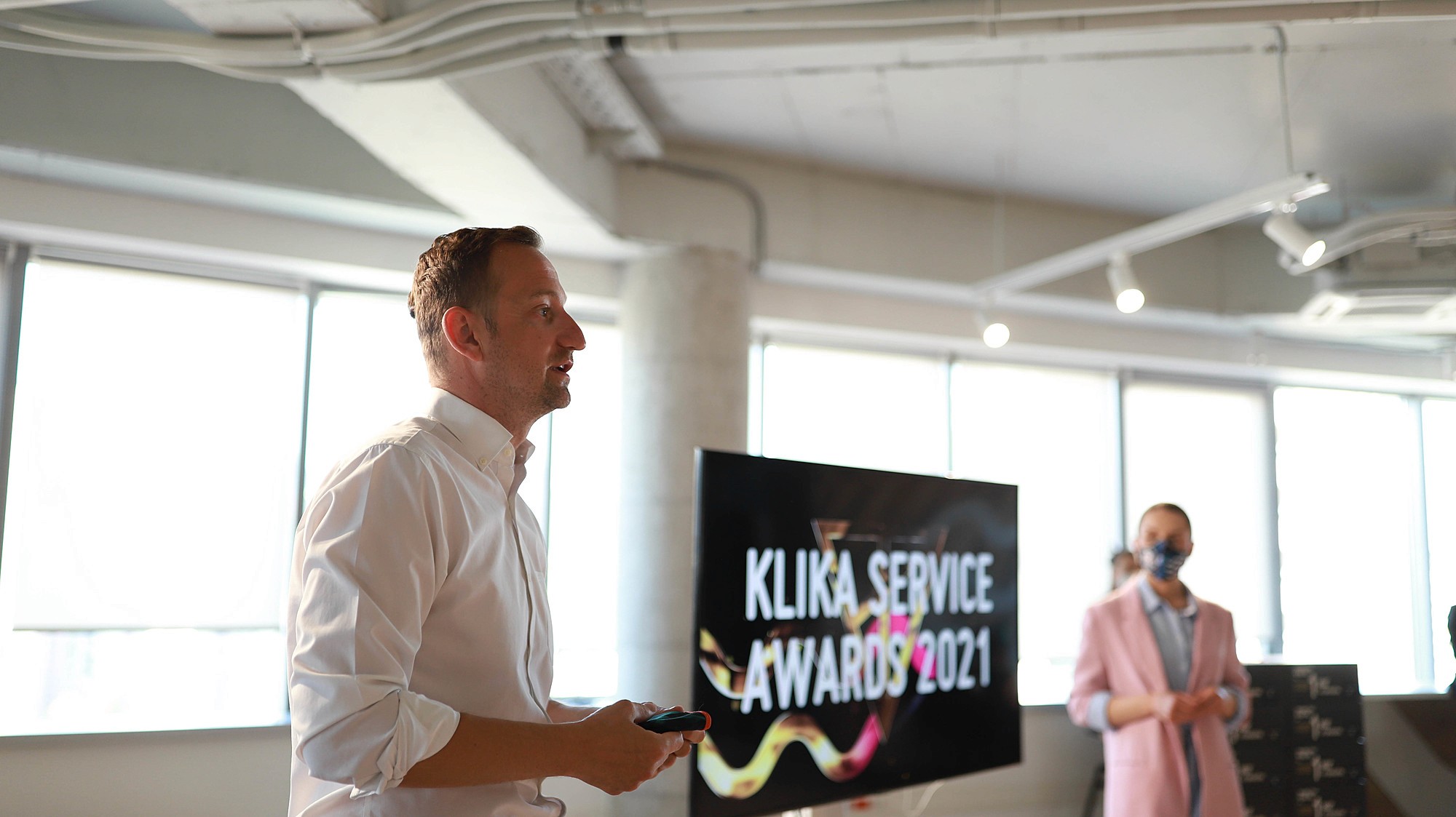 Klika Service Awards ceremony recognizing employee milestones in Sarajevo
