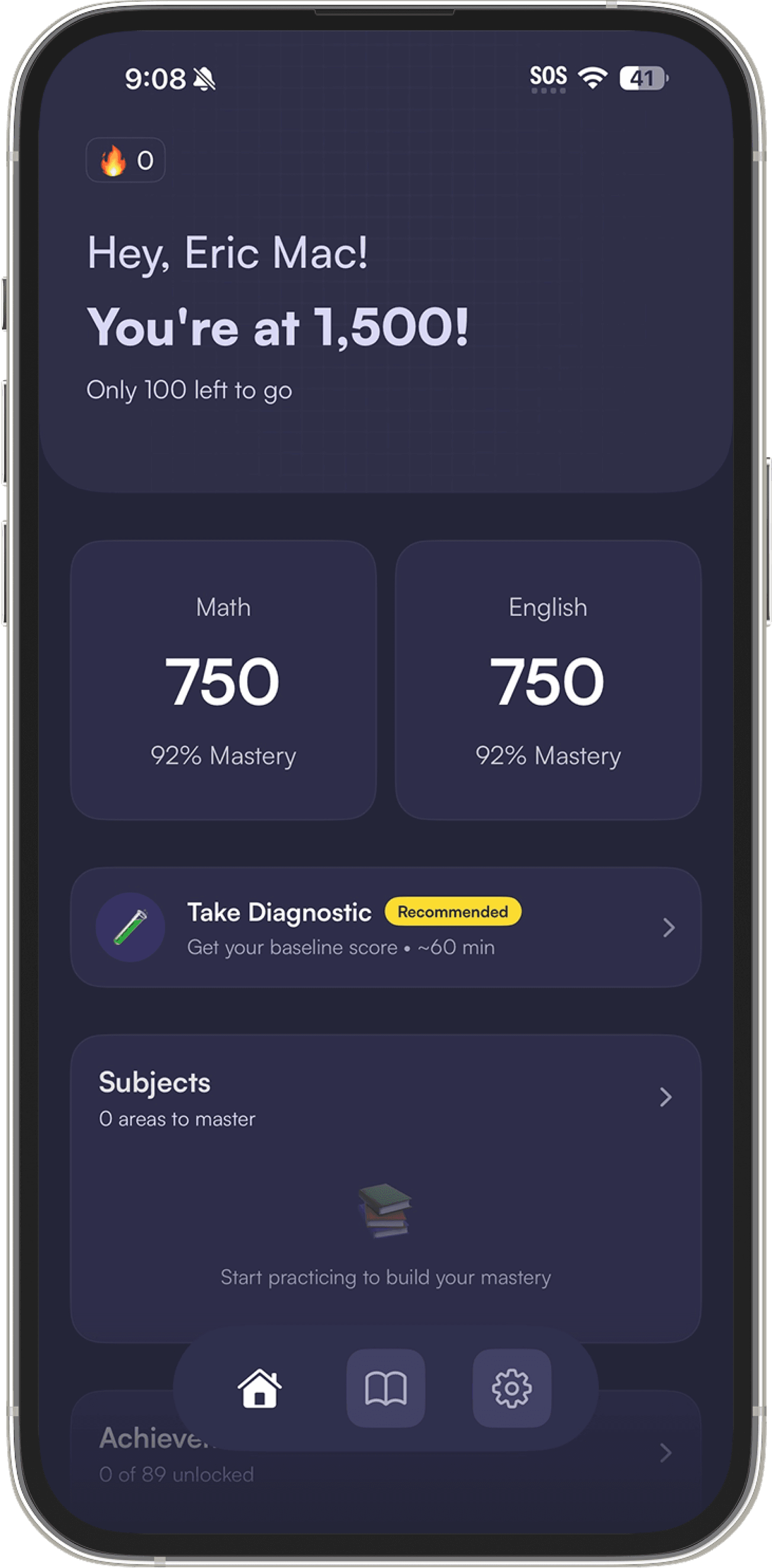 Aceit on an iPhone