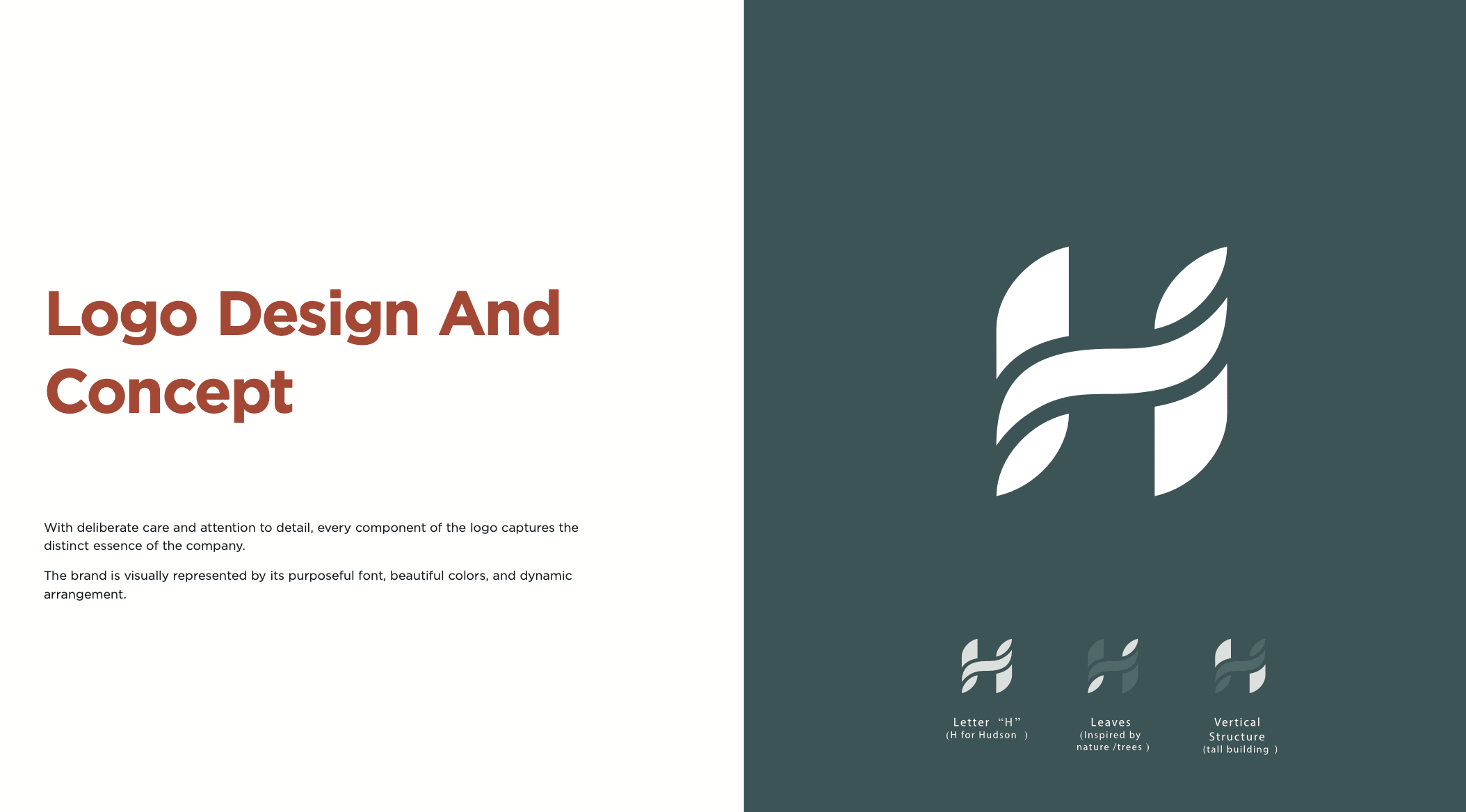 The Hudson student living brand identity