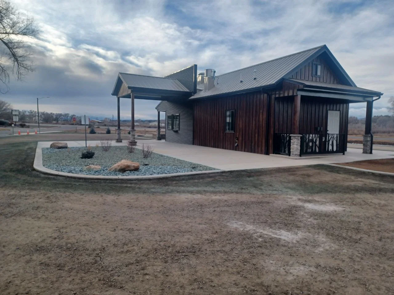 Light commercial building drafting project — Java Hut coffee shop Western Slope Colorado