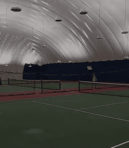 Renaissance Tennis Club in Falls Church, VA, Virginia, United States, where Stefan Stankovic coach at HitAce Tennis runs indoors season of private, adults, kids tennis lessons