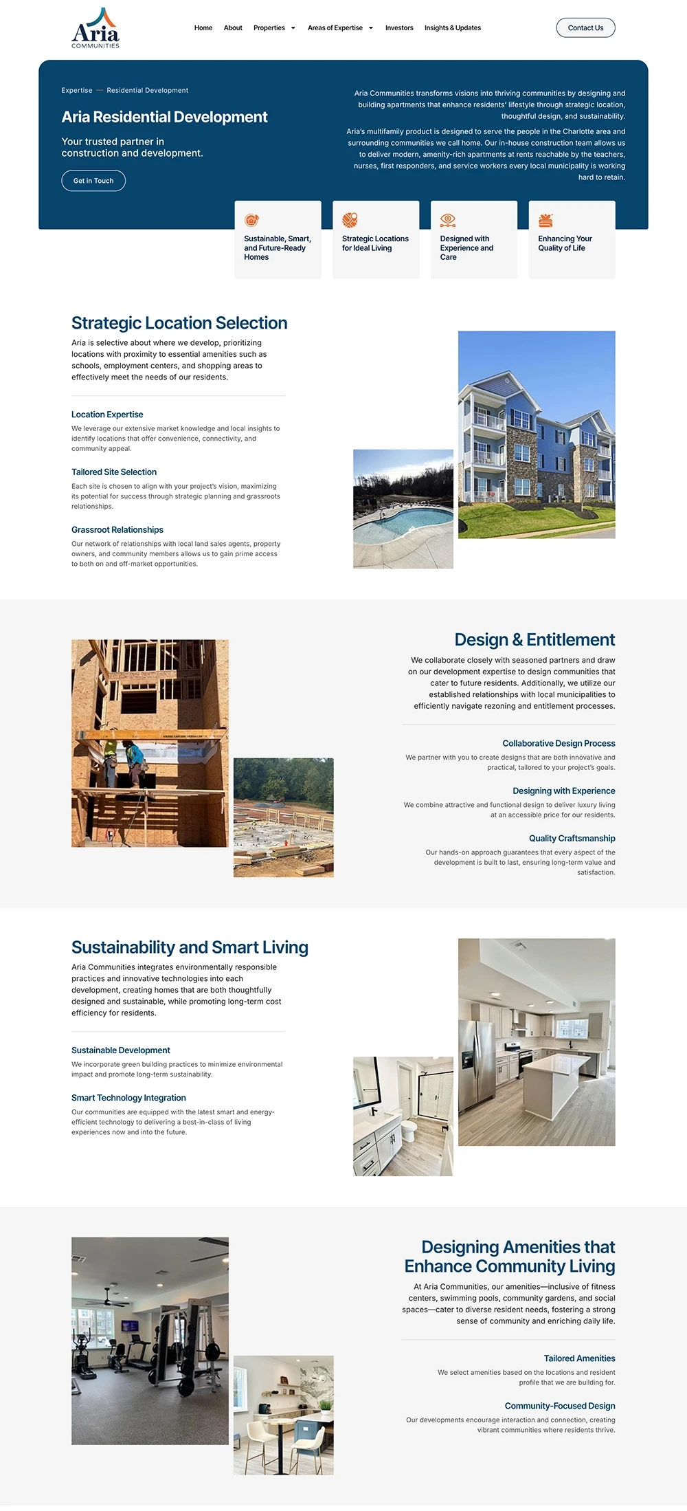 Aria Expertise Page