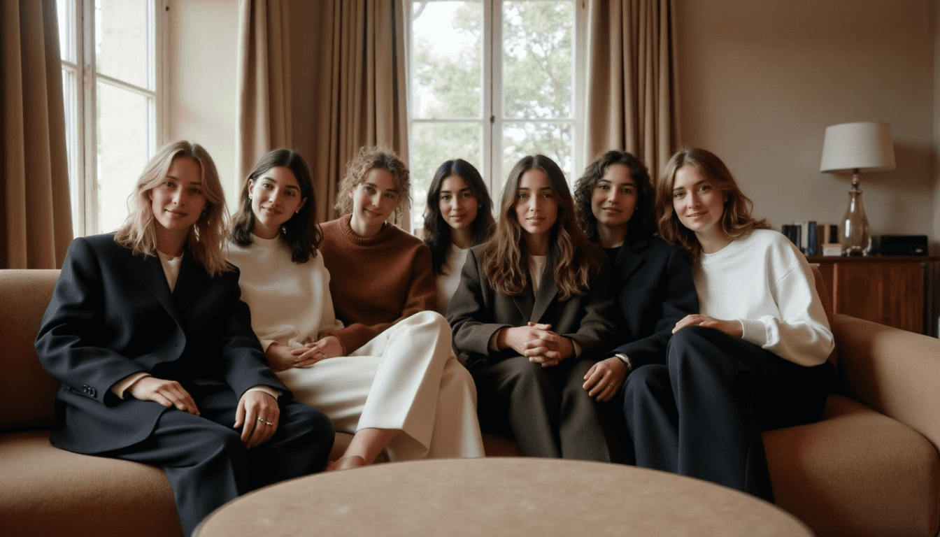 happy women CEO's sitting next to each other