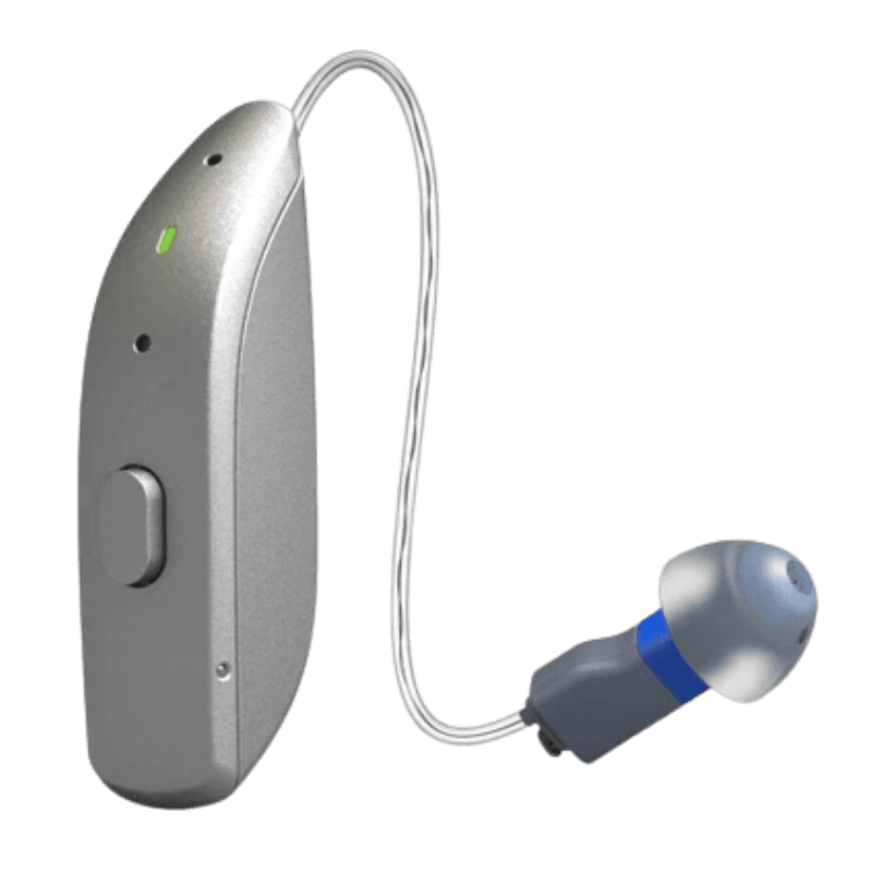 Micro-contour rechargeable Resound Omnia 7-61 DRWC, aide auditive haut de gamme adaptée aux environnements complexes. Prenez rendez-vous chez Audio Pour Tous.