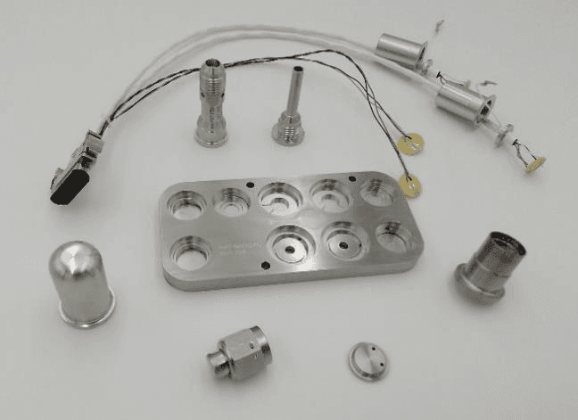 Figure 1: Typical components of AST's fluidic management devices