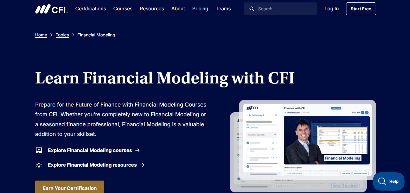 Corporate Finance Institute Excel and Financial Modeling Courses