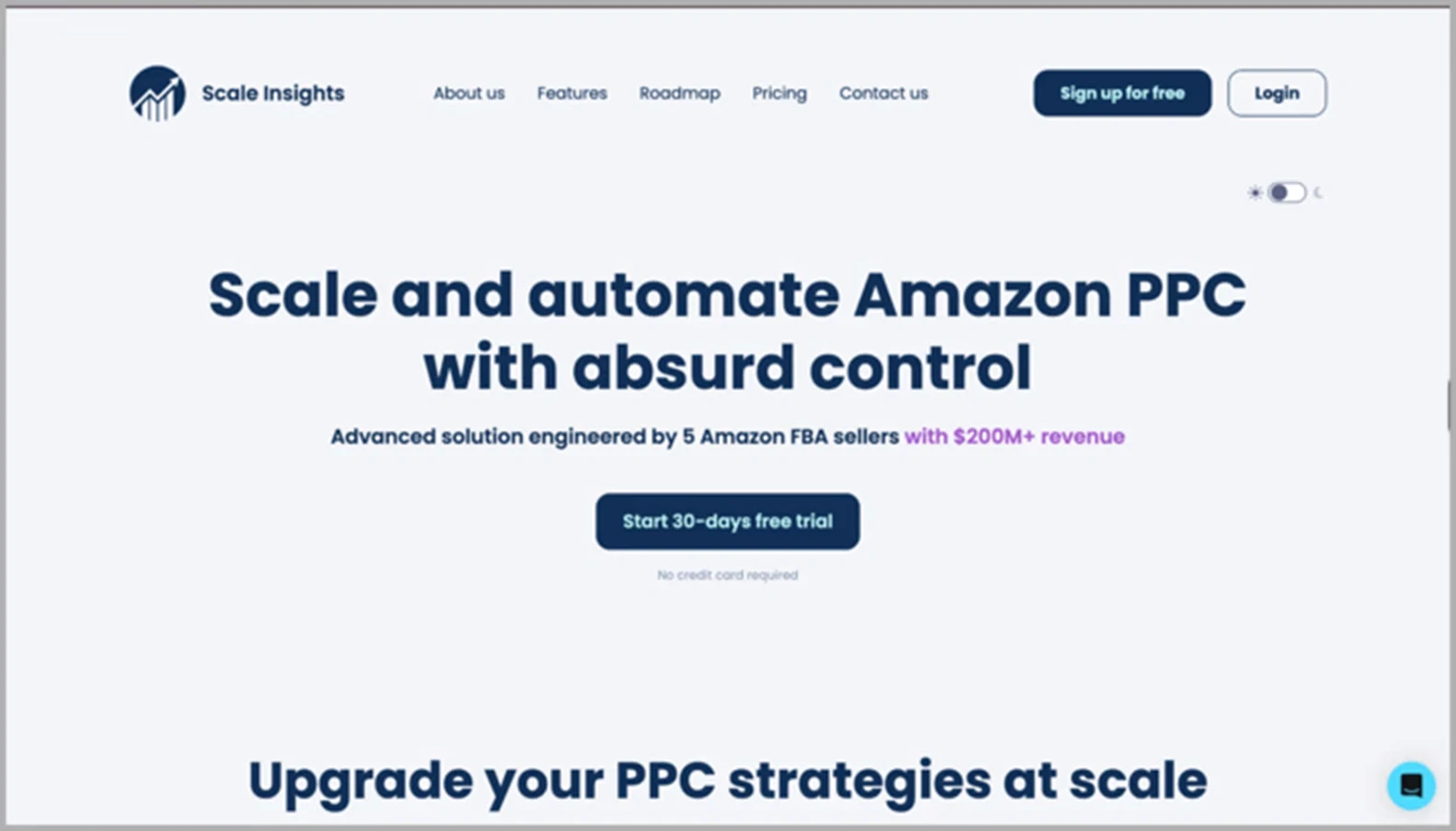 ScaleInsights homepage @@ ScaleInsights homepage