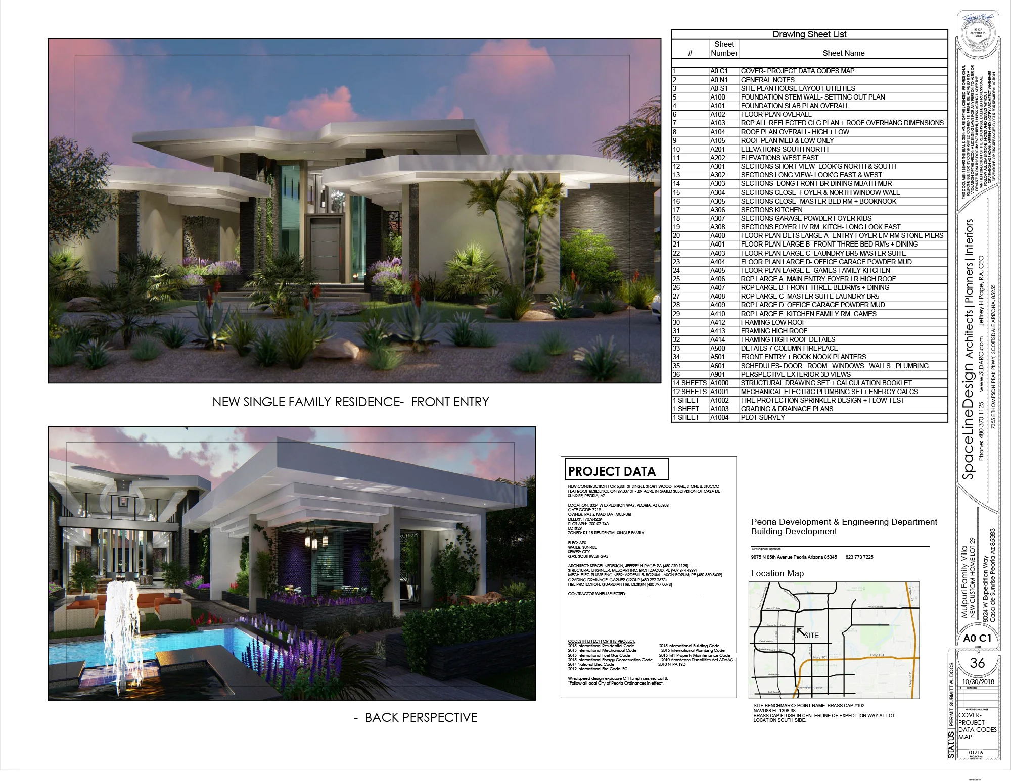 Peoria Modern Luxury Home Plans