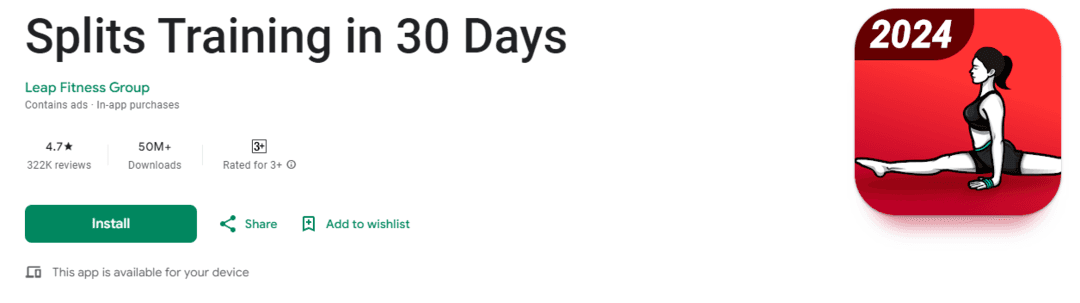 Splits Training&nbsp;&nbsp;