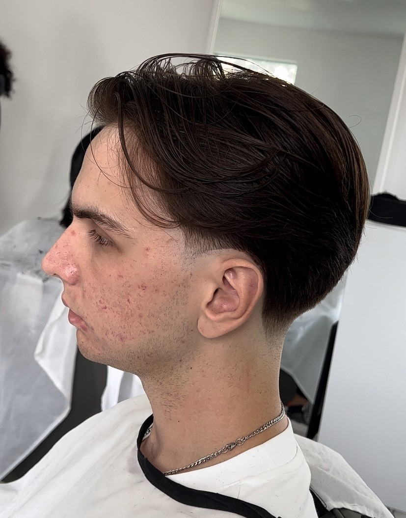 short-coated brown and white puppy