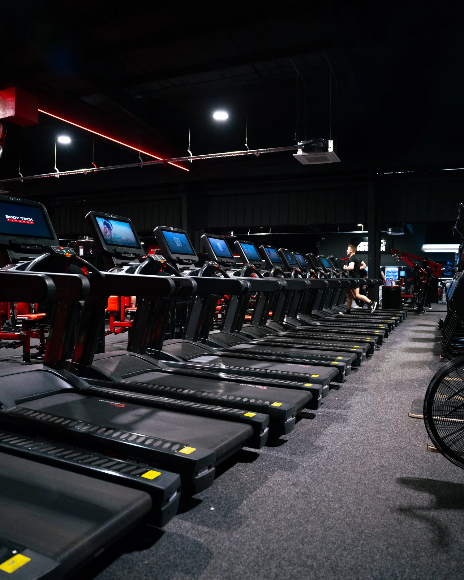 Cardio equipment at Body Tech Ellesmere Port