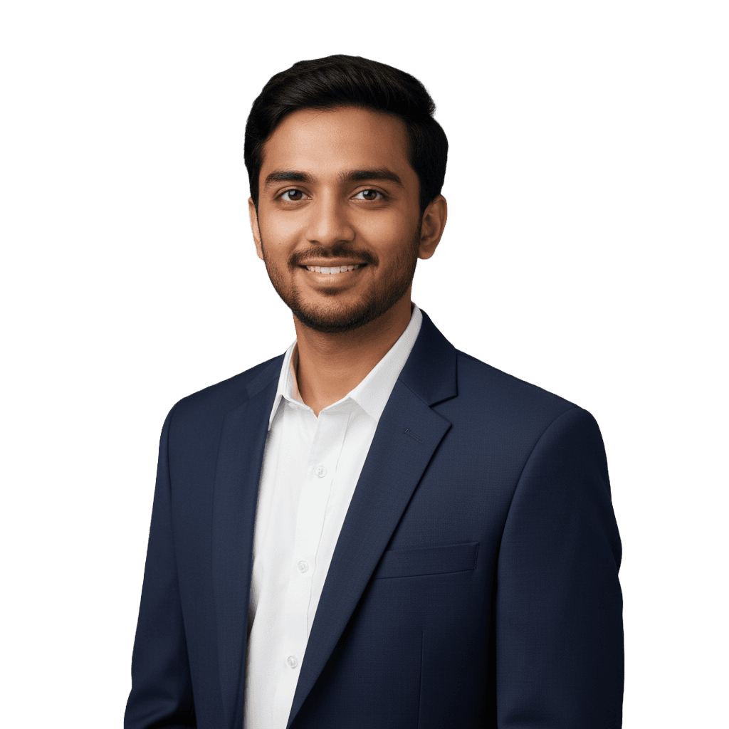 ai generated picture of Indian male at 20s in professional dressing (AI generated)