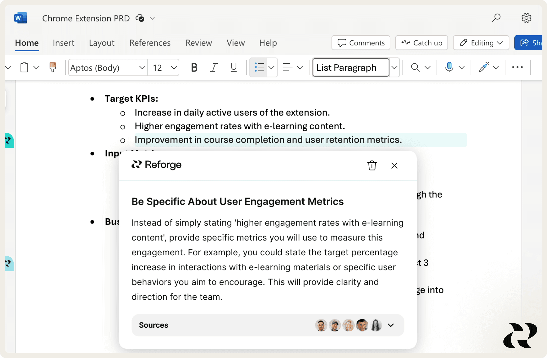 extension in microsoft word