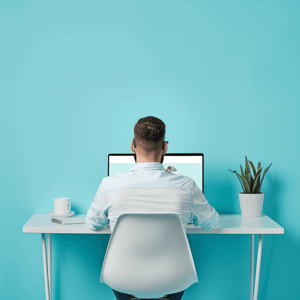 type writer with a light background