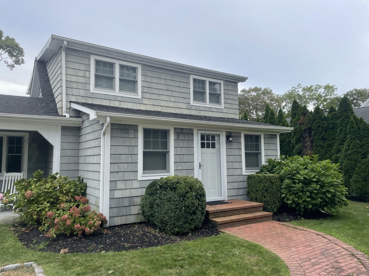 New exterior trim installed