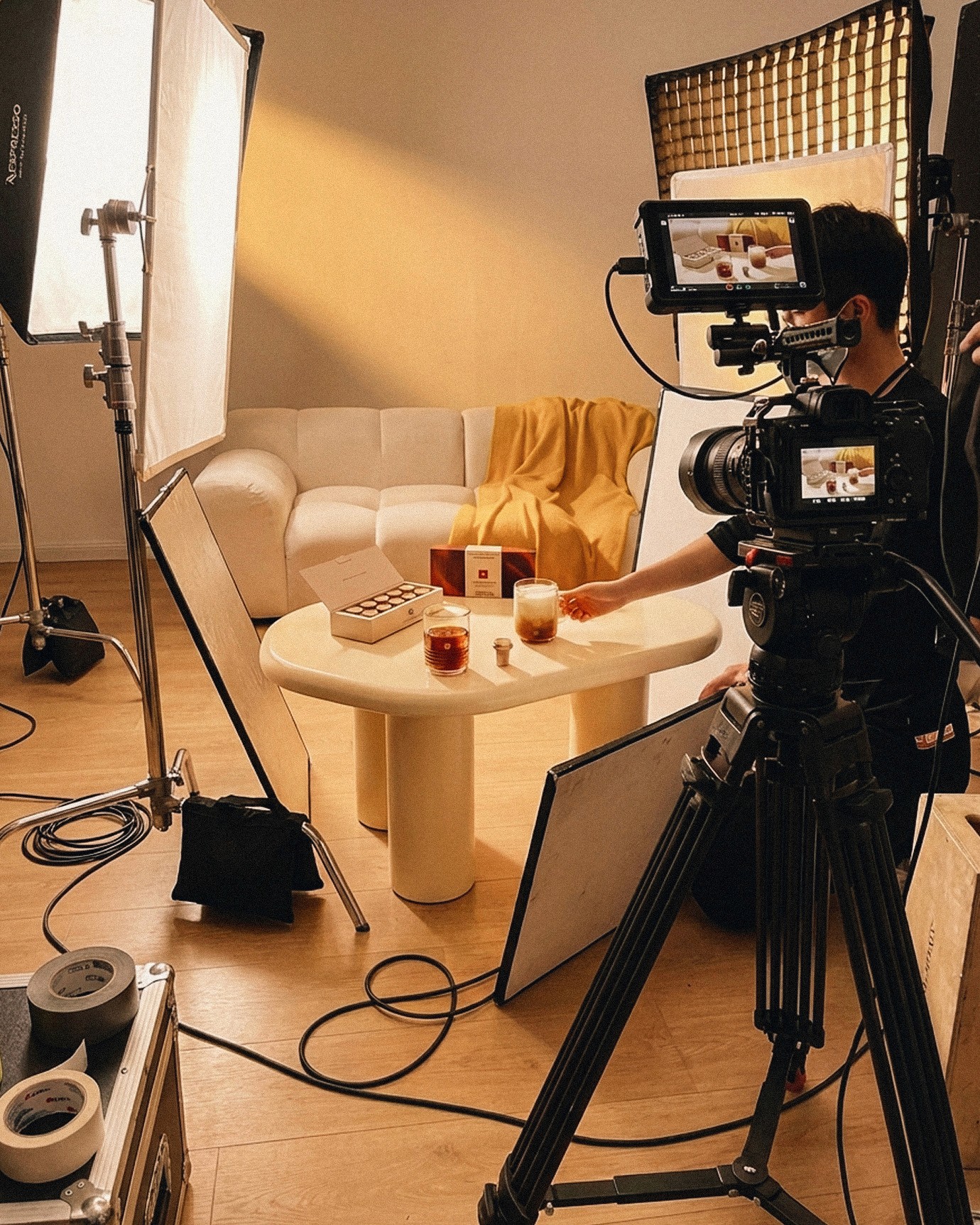 Streetside billboard with flyposters of the Batch.Works brand and illustrations