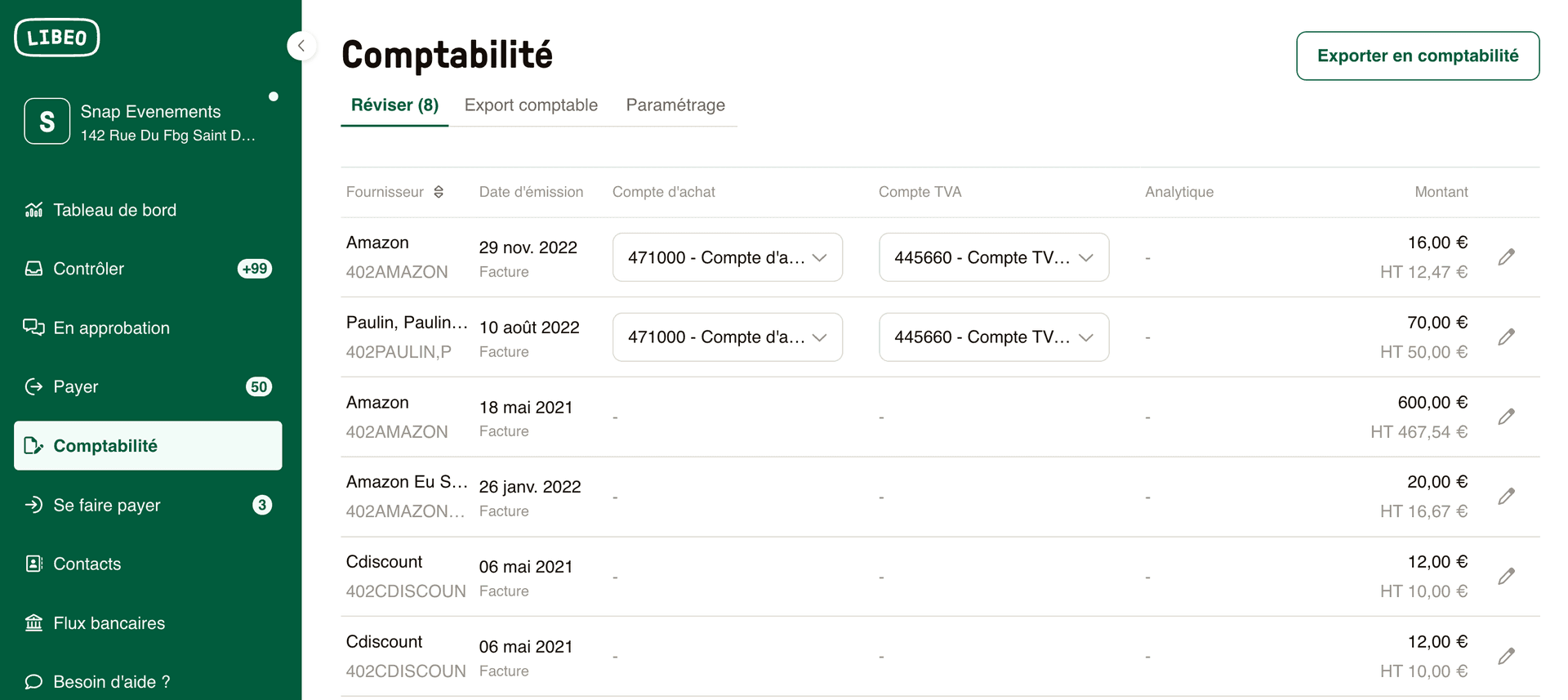 Comment imputer une facture fournisseur