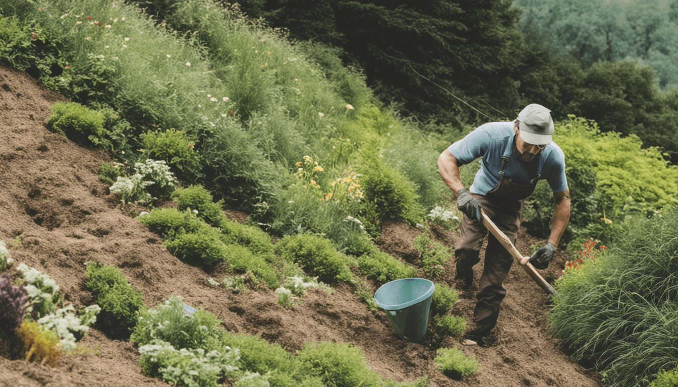 Hillside landscaping