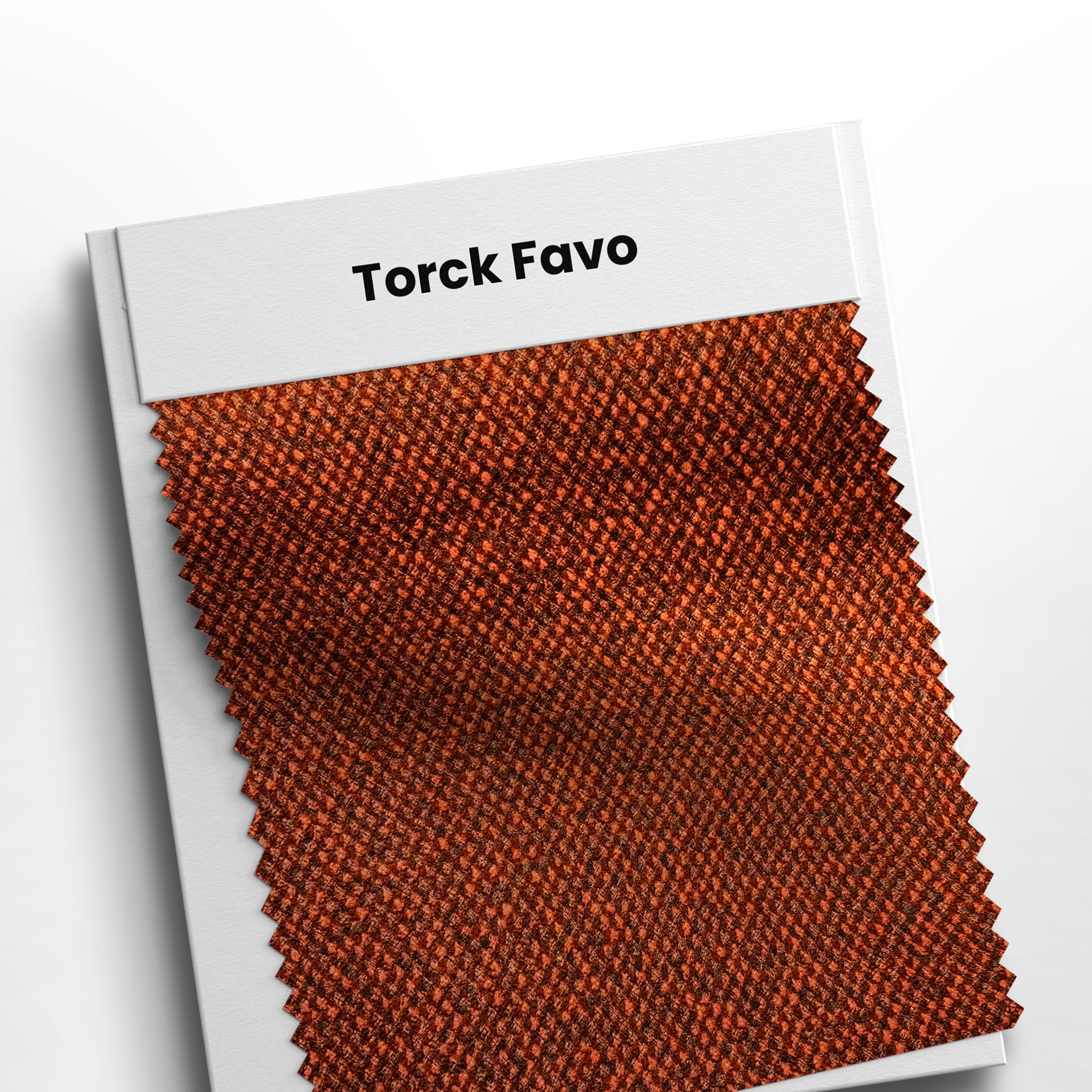 Mostruario de tecido Torck Favo cor 60 Terracota 