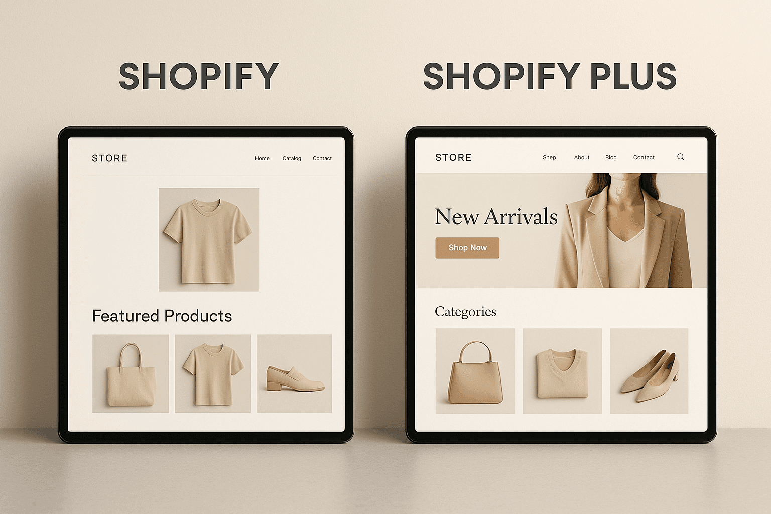 Shopify Plus vs Shopify