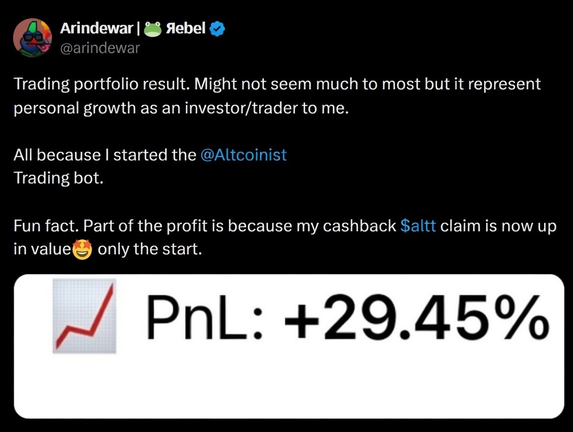 Twitter testimonial screenshot