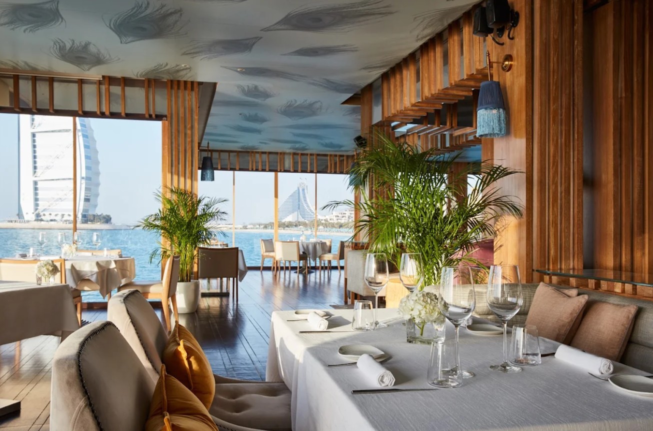 View of the Burj al Arab from the inside.