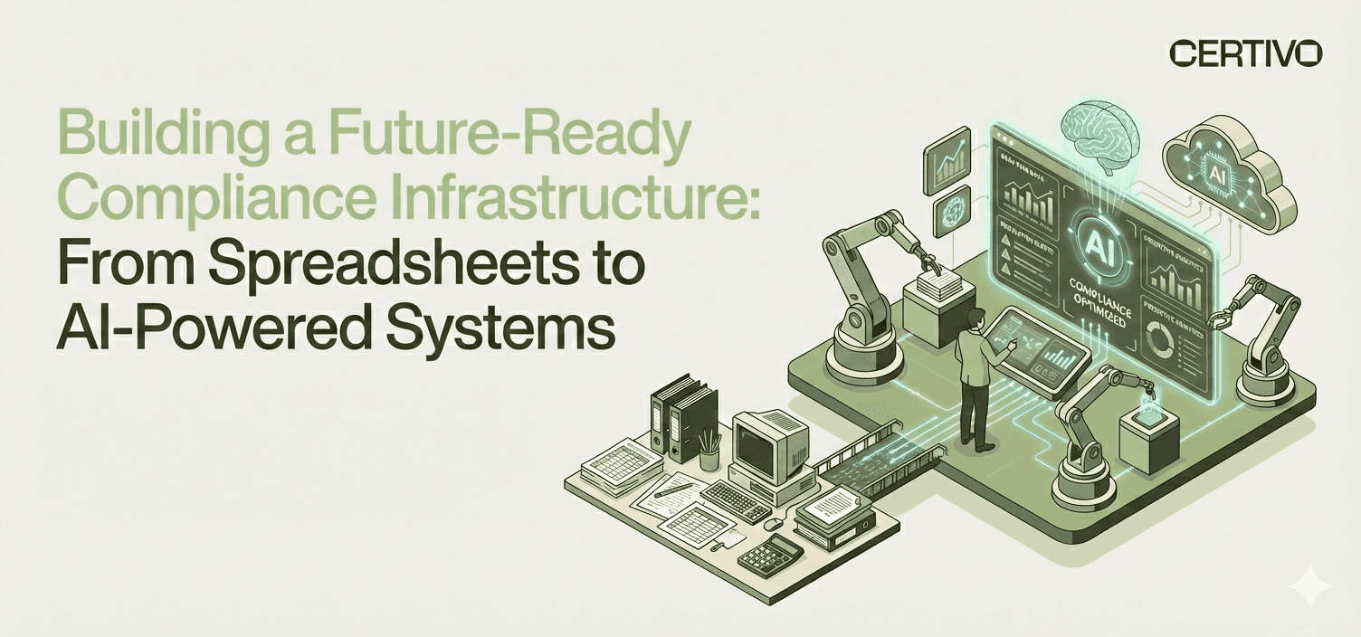 Building a Future-Ready Compliance Infrastructure: From Spreadsheets to AI-Powered Systems