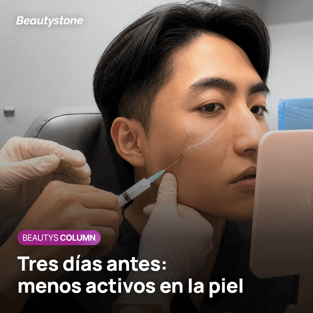 Preparación de la piel tres días antes de InMode