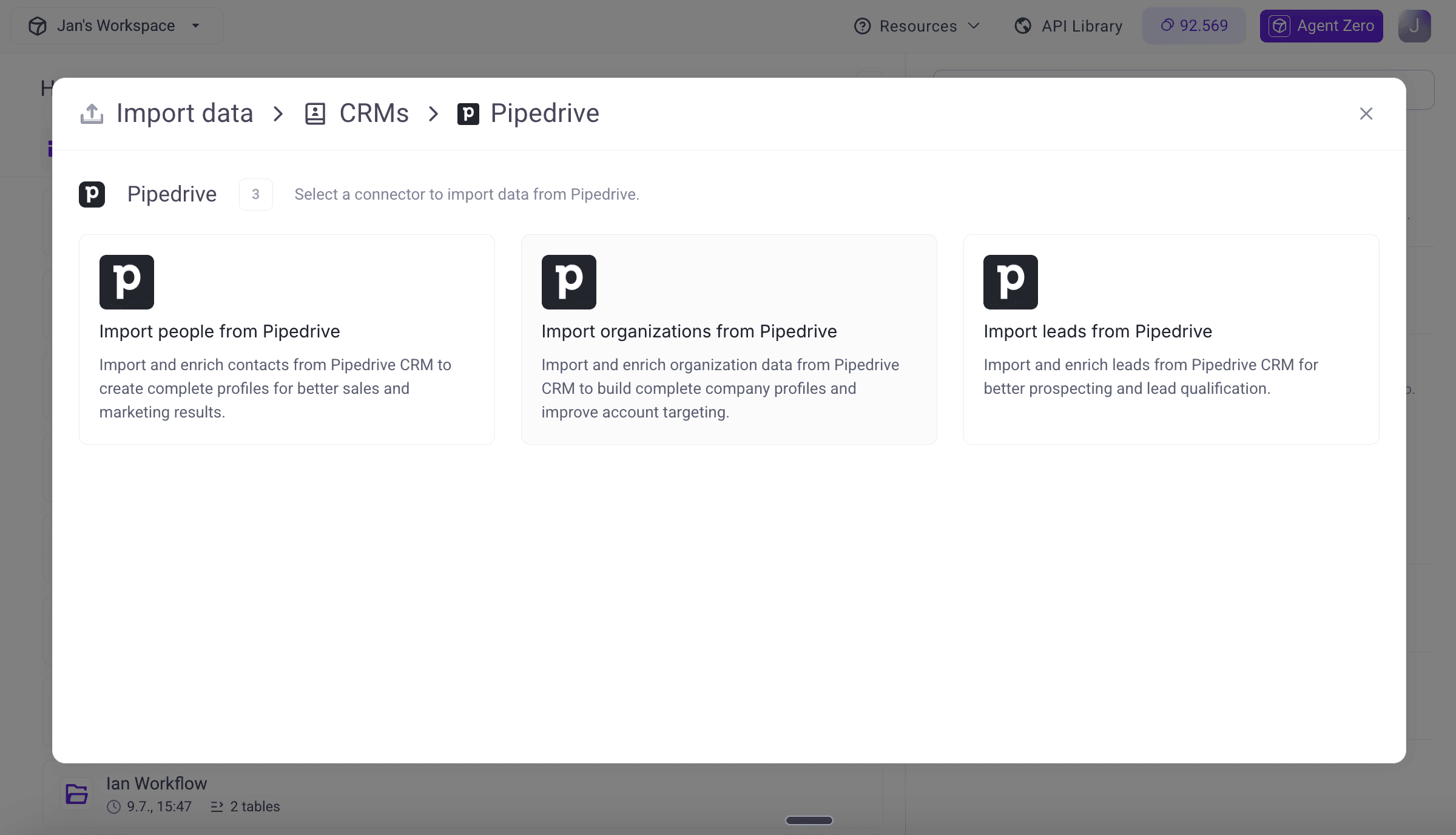 Pipedrive native integration