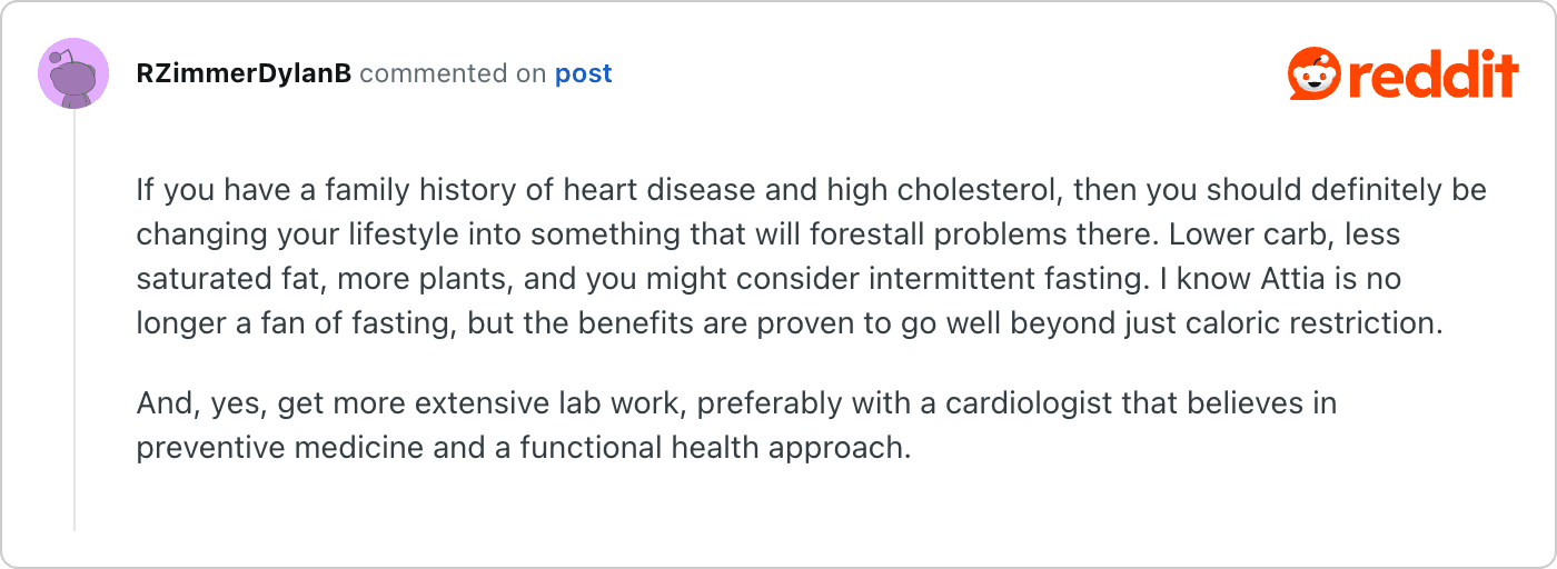 Post on Reddit