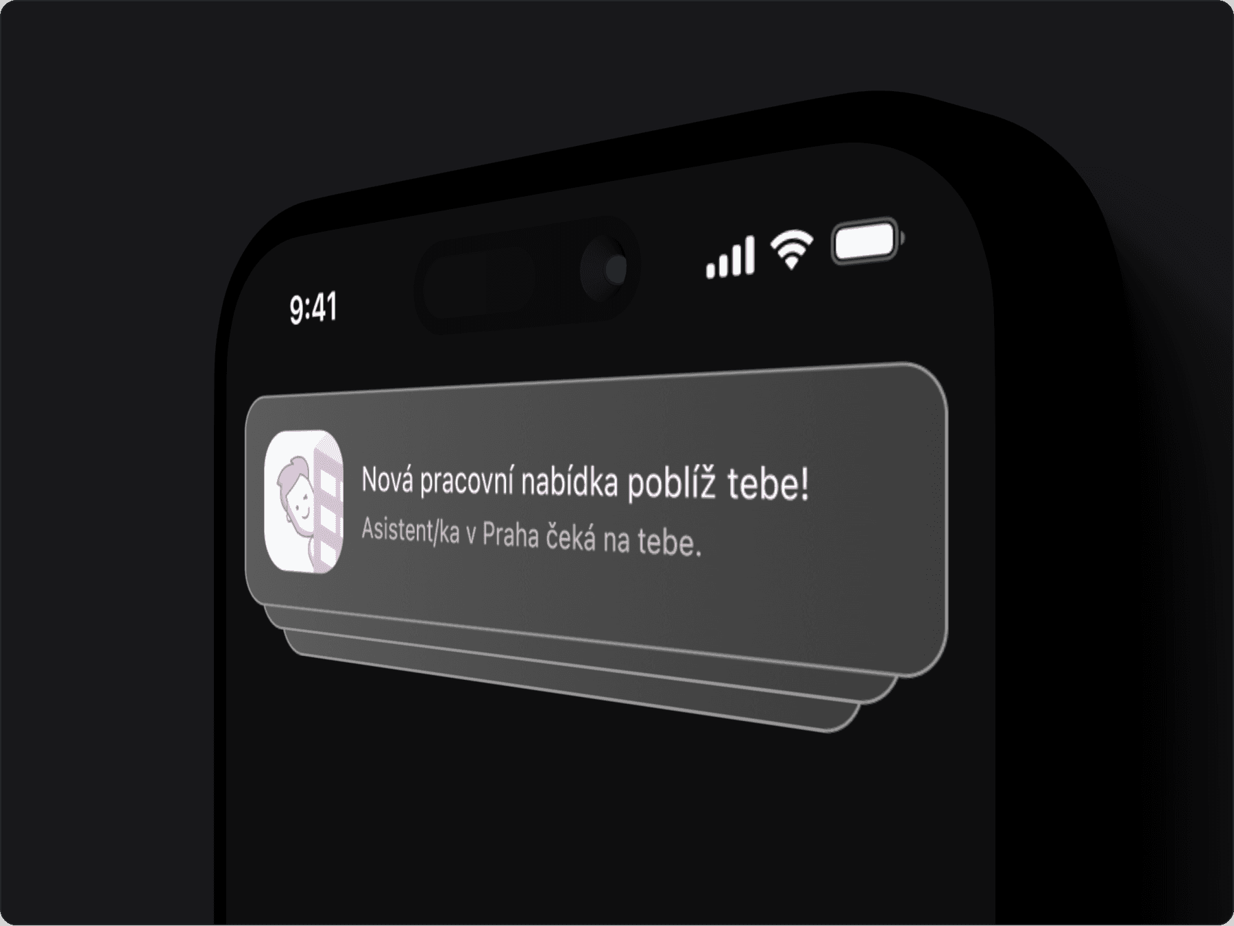 Prace za Rohem Notifications
