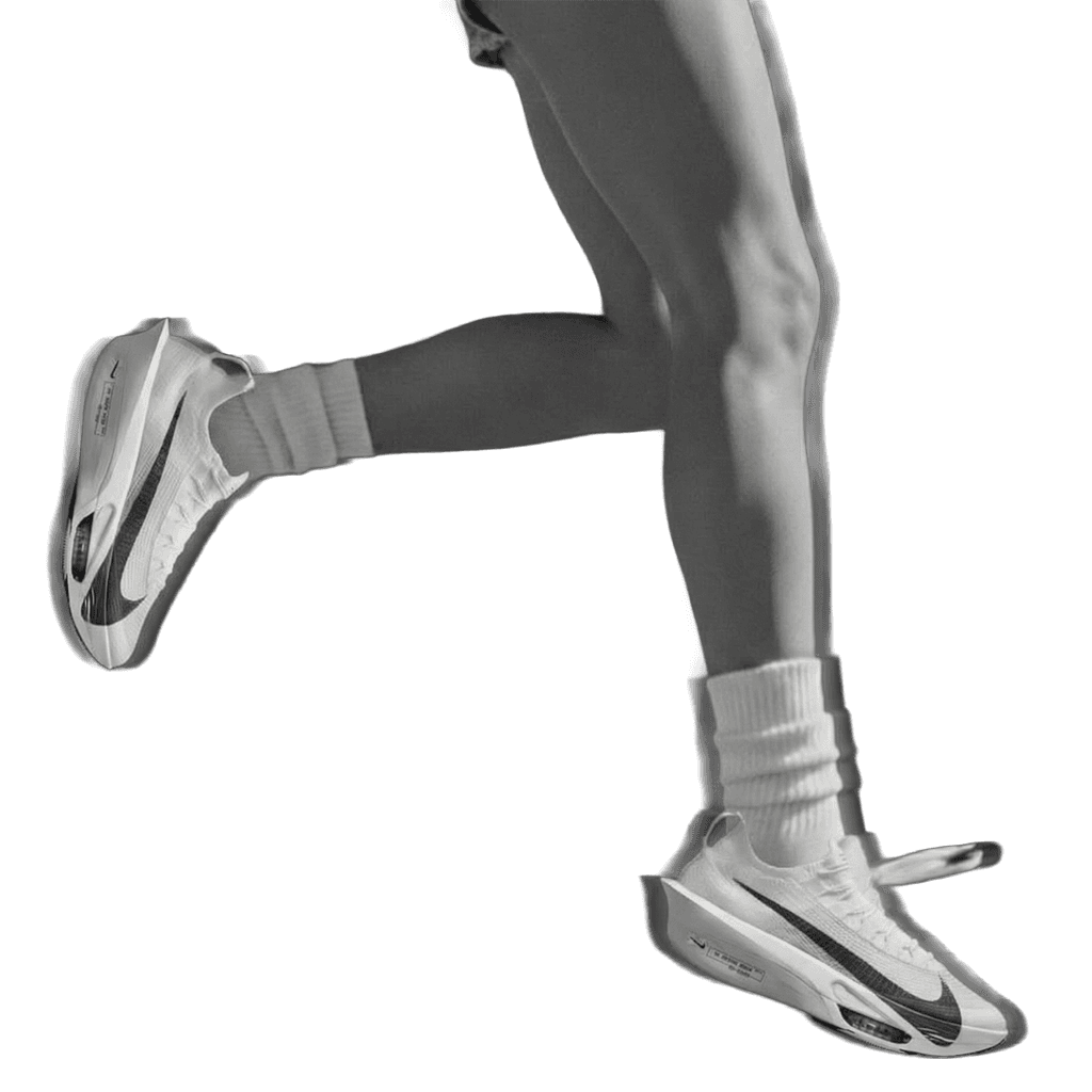 Legs of a runner