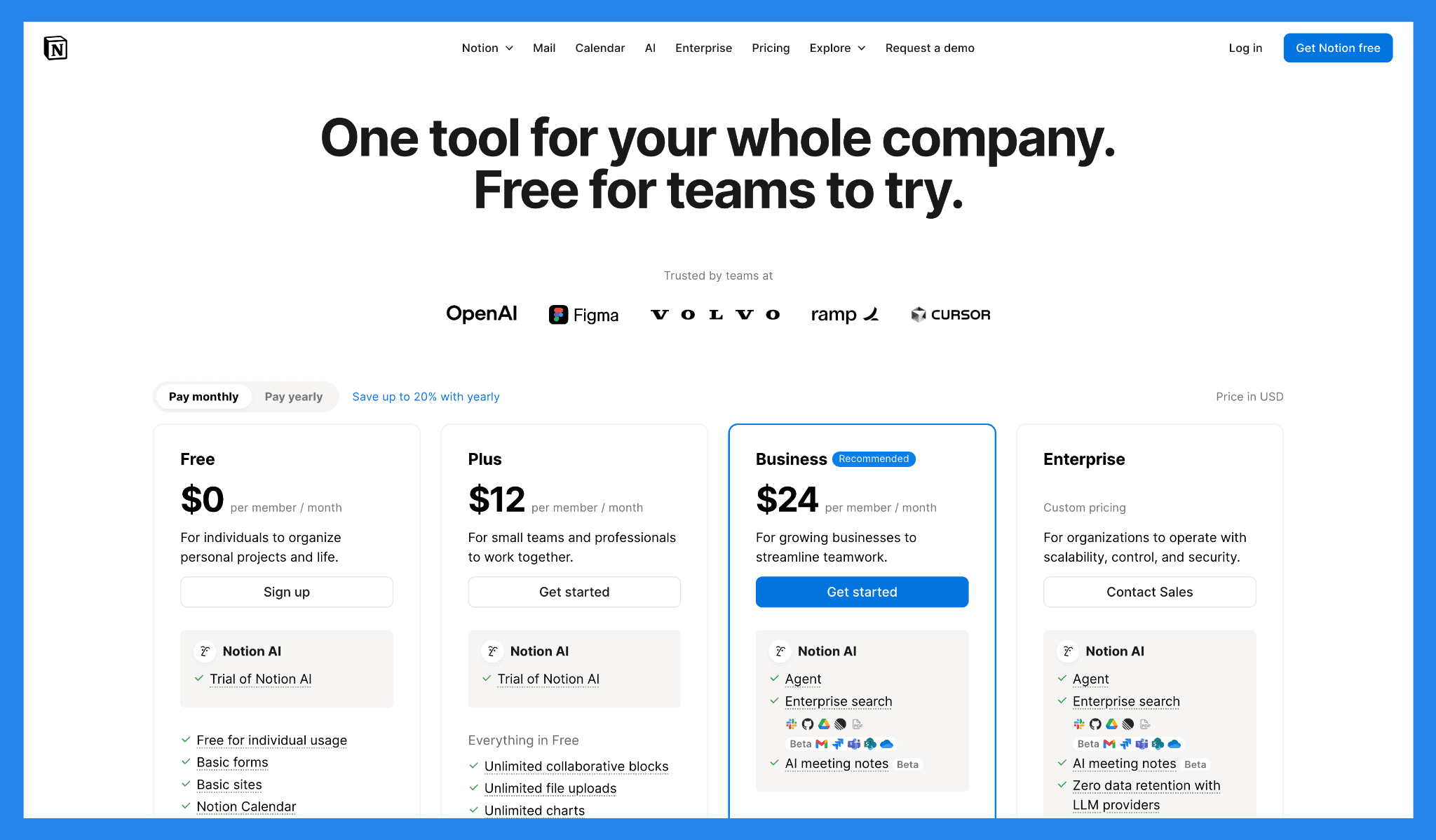 Notion & Airtable Pricing Plans