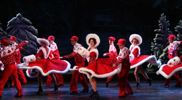 White Christmas at the Dominion Theatre. Photo Alastair Muir