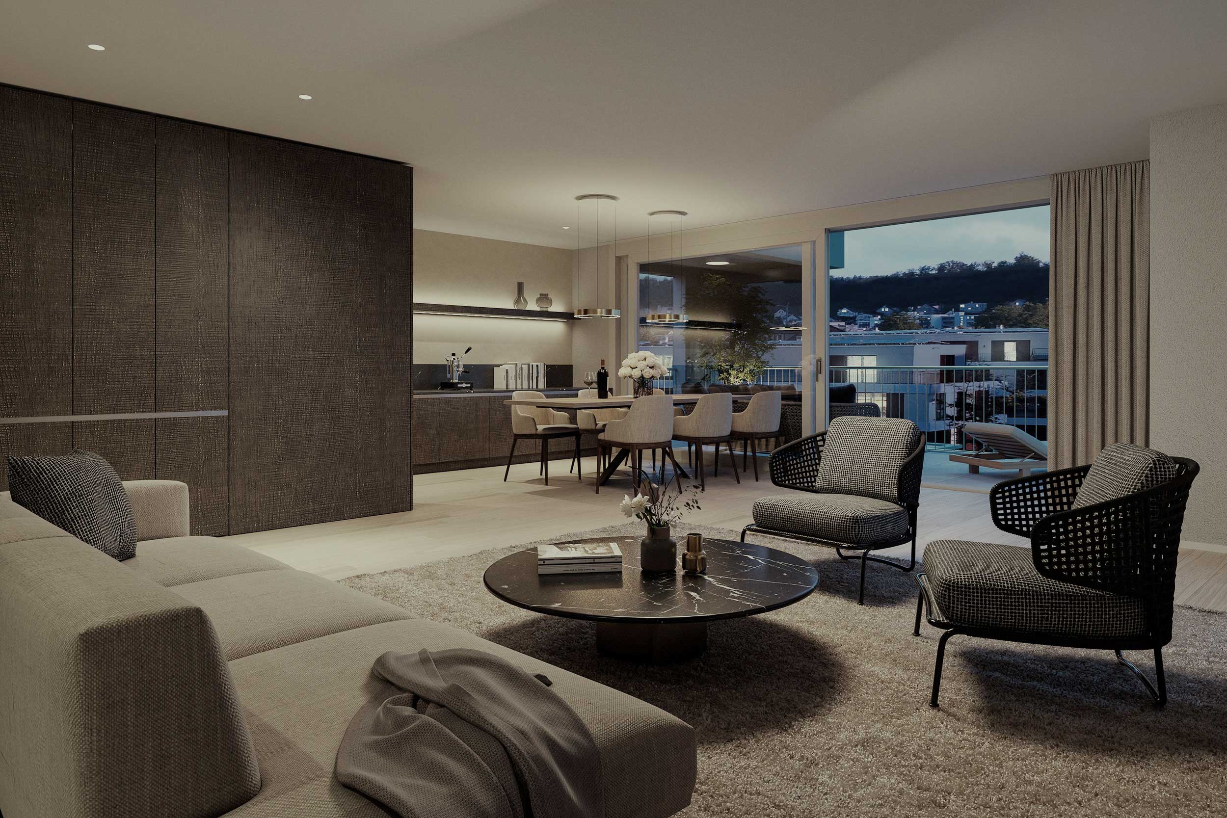 A delicate floral arrangement on a yellow background